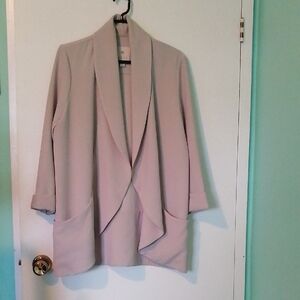 Eliane Rose Blush Pink? Open Cardigan Style Blazer